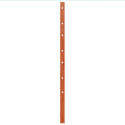 Testiera Marrone Cera 100 cm in Legno Massello di Pino - homemem39