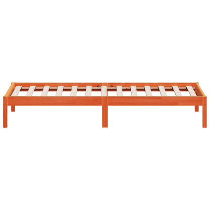 Dormeuse senza Materasso Marrone Cera 80x200 cm Legno di Pino - homemem39