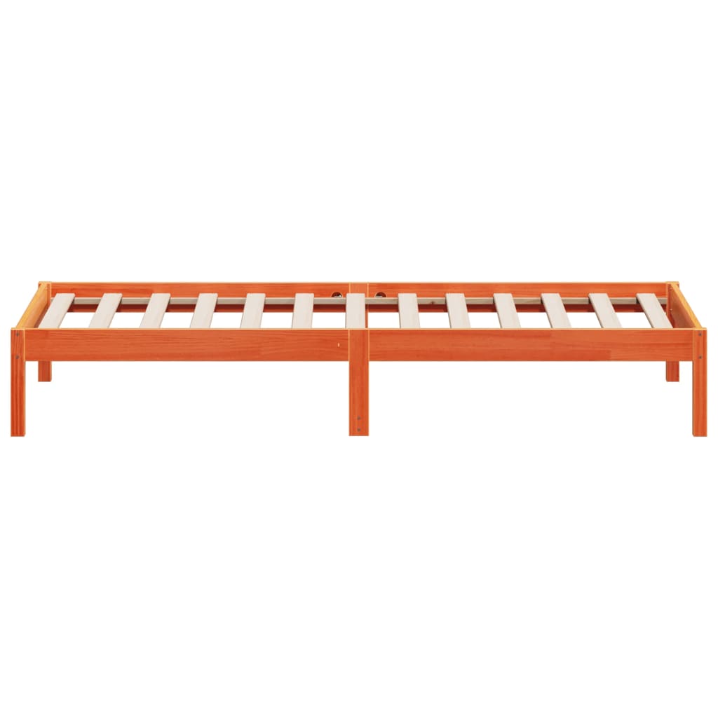 Dormeuse senza Materasso Marrone Cera 90x190 cm Legno di Pino - homemem39