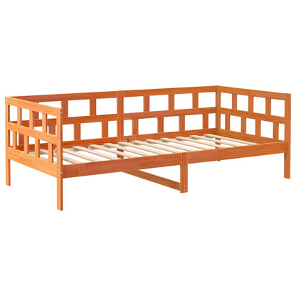 Dormeuse senza Materasso Marrone Cera 90x200 cm Legno di Pino - homemem39