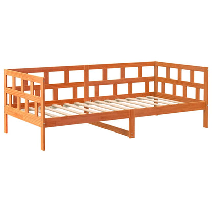 Dormeuse senza Materasso Marrone Cera 80x200 cm Legno di Pino | homemem39