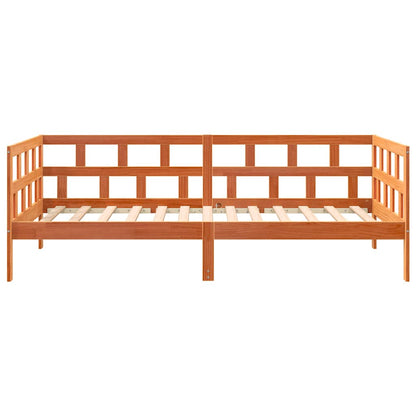 Dormeuse senza Materasso Marrone Cera 80x200 cm Legno di Pino - homemem39