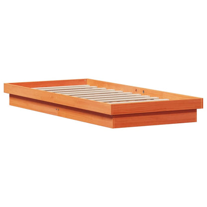 Giroletto LED Marrone Cera 100x200 cm in Legno Massello di Pino | homemem39