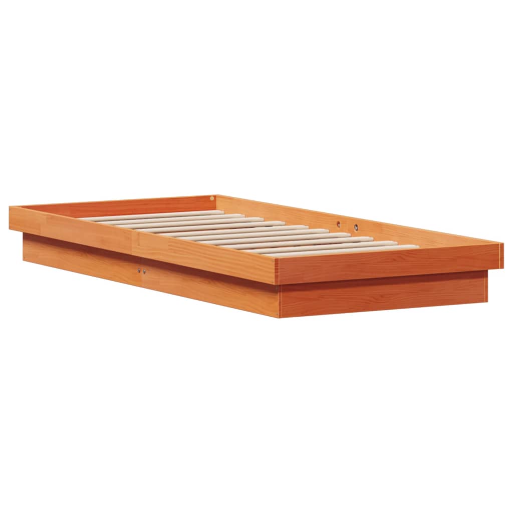 Giroletto LED Marrone Cera 100x200 cm in Legno Massello di Pino | homemem39