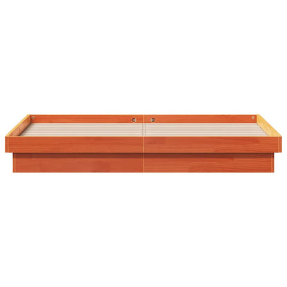 Giroletto LED Marrone Cera 150x200 cm in Legno Massello di Pino | homemem39
