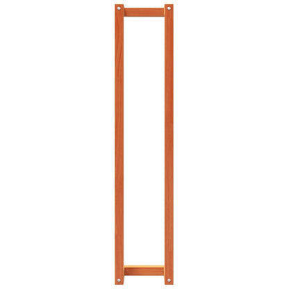 Portasciugamani Marrone Cera 23x18x110cm Legno Massello di Pino | homemem39