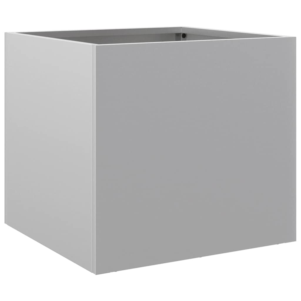 Fioriera Argento 32x30x29 cm in Acciaio Zincato | homemem39