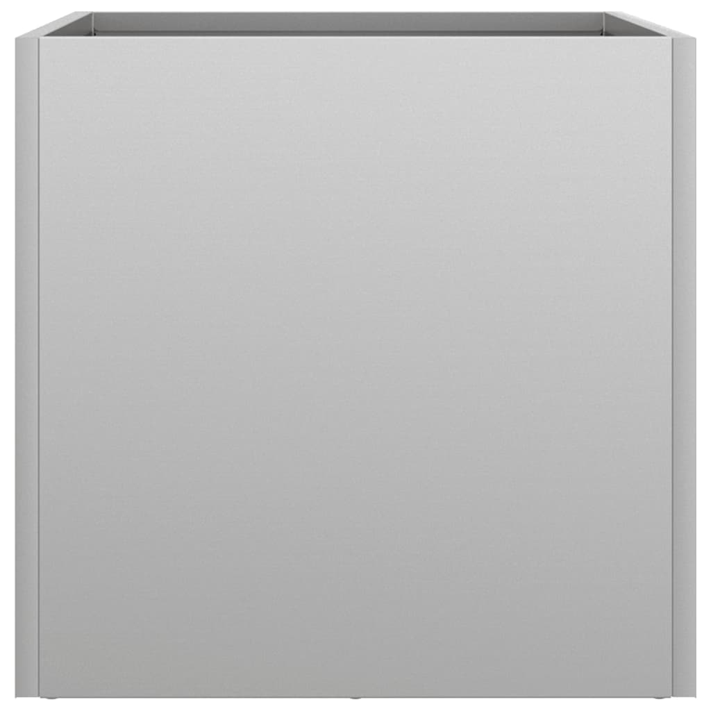 Fioriera Argento 32x30x29 cm in Acciaio Zincato | homemem39