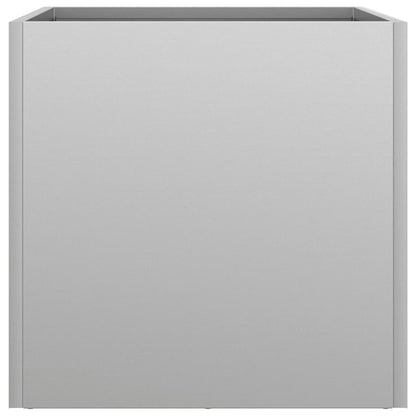 Fioriera Argento 32x30x29 cm in Acciaio Zincato | homemem39