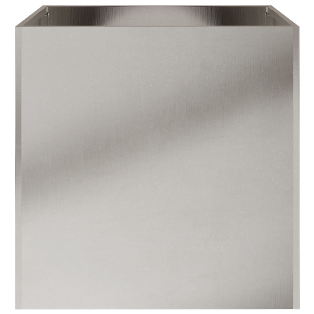 Fioriera Argento 42x40x39 cm in Acciaio Inox | homemem39