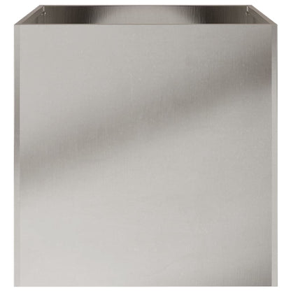Fioriera Argento 42x40x39 cm in Acciaio Inox | homemem39