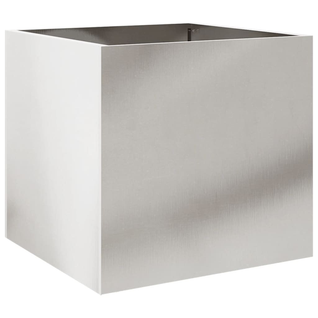 Fioriera Argento 42x40x39 cm in Acciaio Inox | homemem39