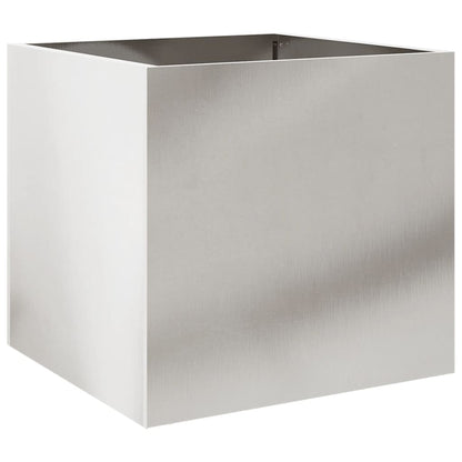 Fioriera Argento 42x40x39 cm in Acciaio Inox | homemem39