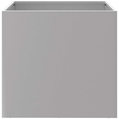 Fioriera Argento 42x40x39 cm in Acciaio Zincato | homemem39