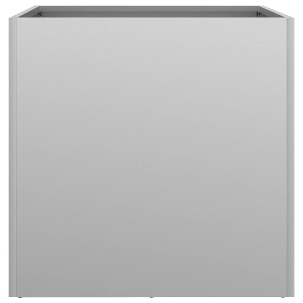 Fioriera Argento 42x40x39 cm in Acciaio Zincato