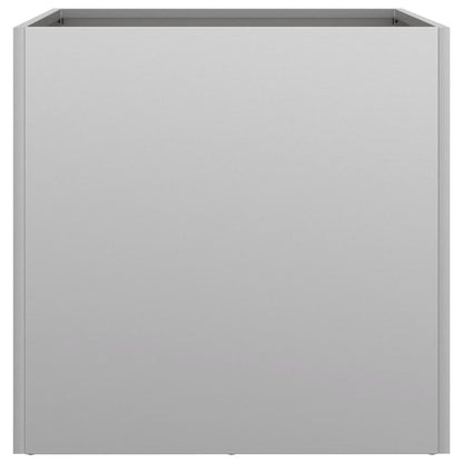 Fioriere 2pz Argento 42x40x39 cm in Acciaio Zincato - homemem39