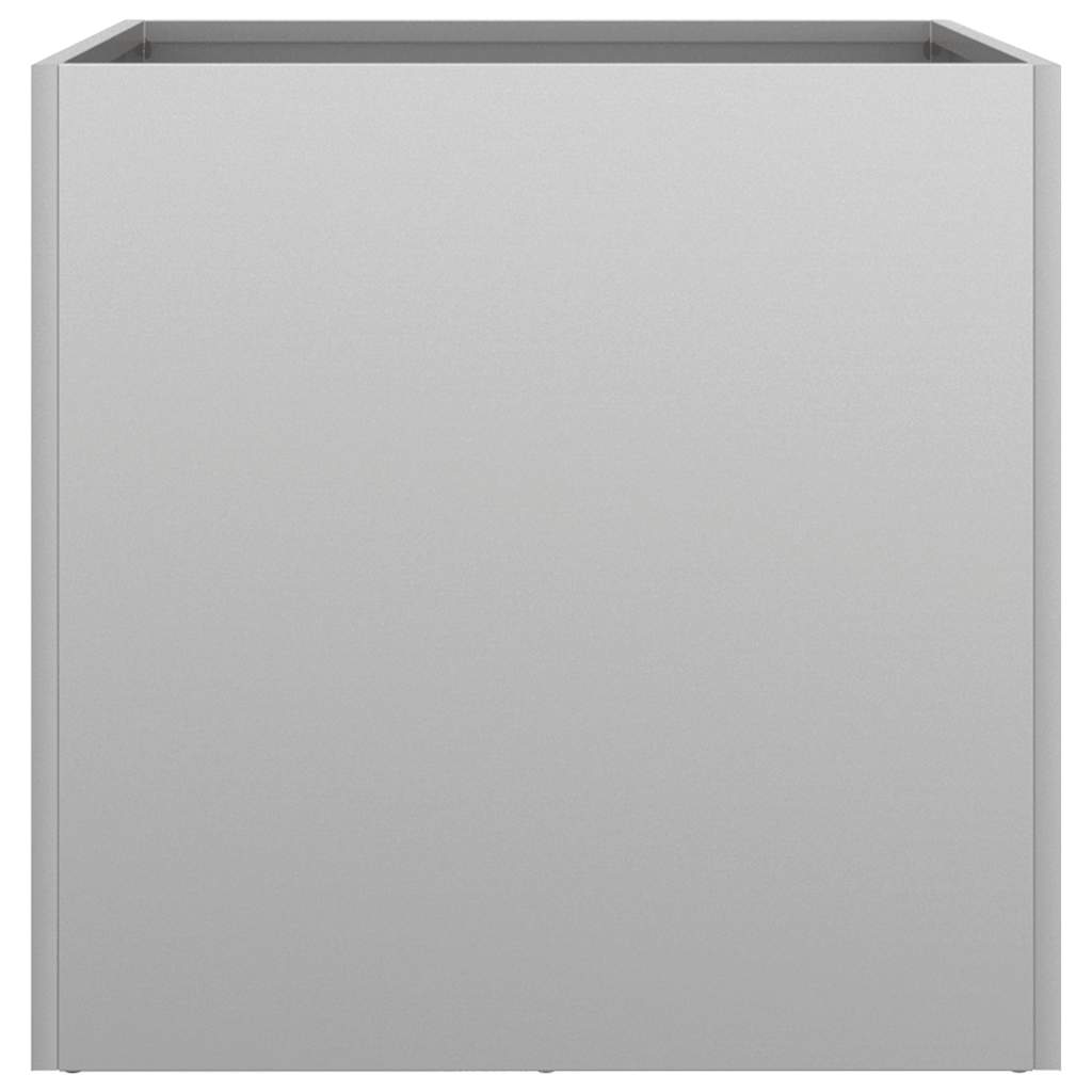 Fioriera Argento 49x47x46 cm in Acciaio Zincato