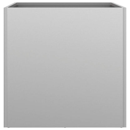 Fioriera Argento 49x47x46 cm in Acciaio Zincato