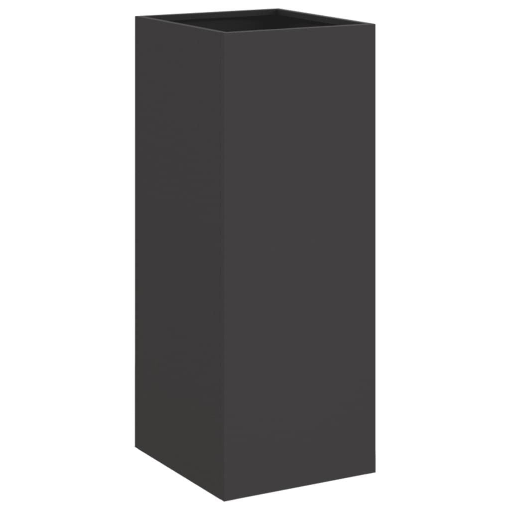 Fioriera Nera 32x29x75 cm in Acciaio - homemem39