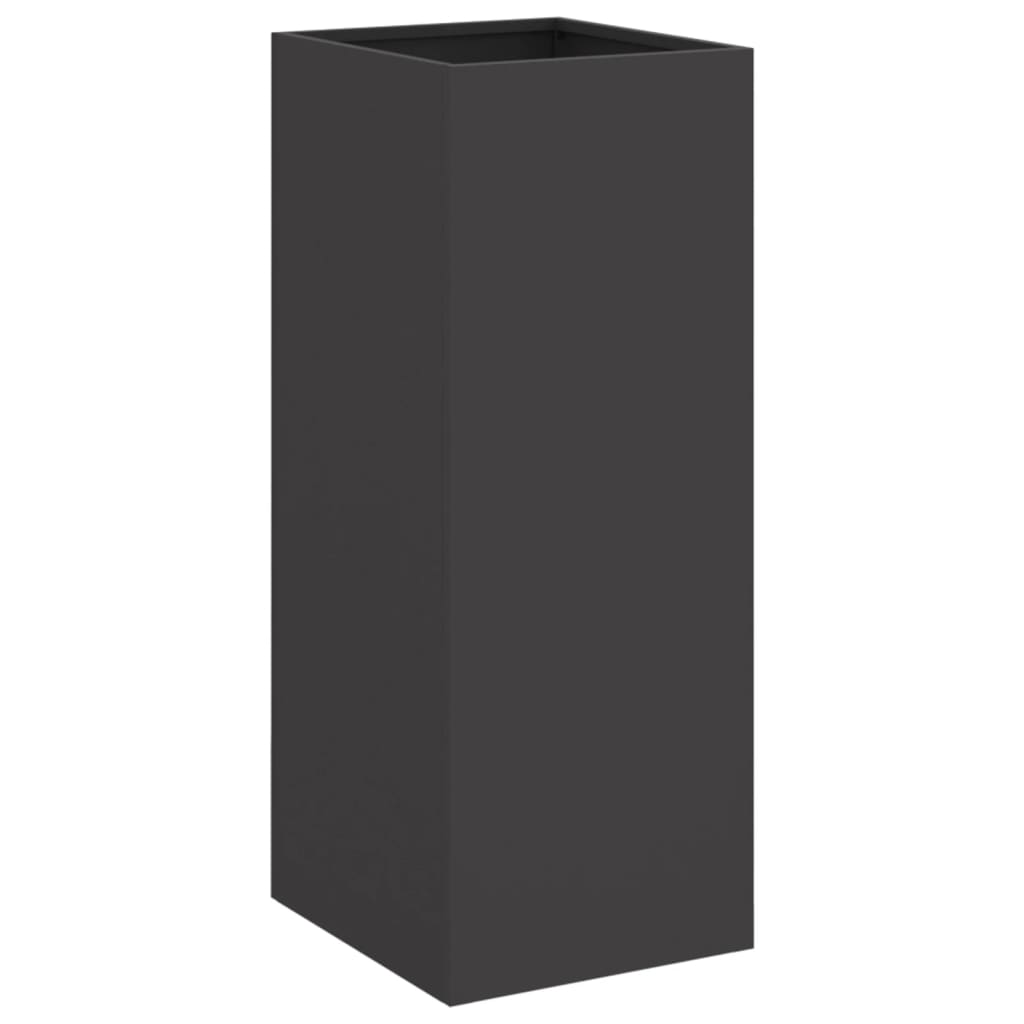 Fioriera Nera 32x29x75 cm in Acciaio - homemem39