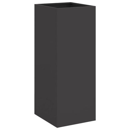 Fioriera Nera 32x29x75 cm in Acciaio - homemem39