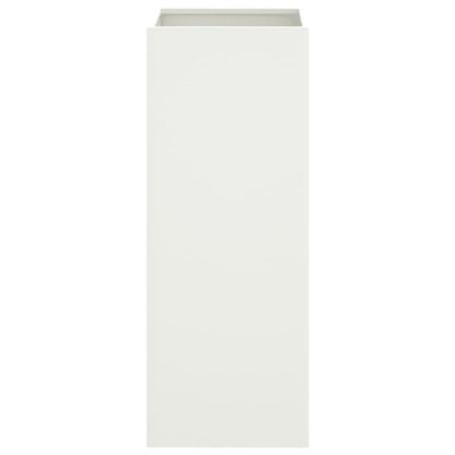 Fioriera Bianca 32x29x75 cm in Acciaio