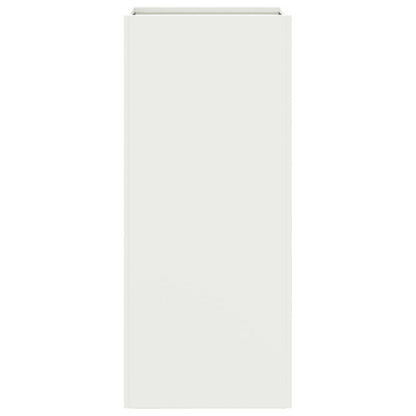 Fioriera Bianca 32x29x75 cm in Acciaio