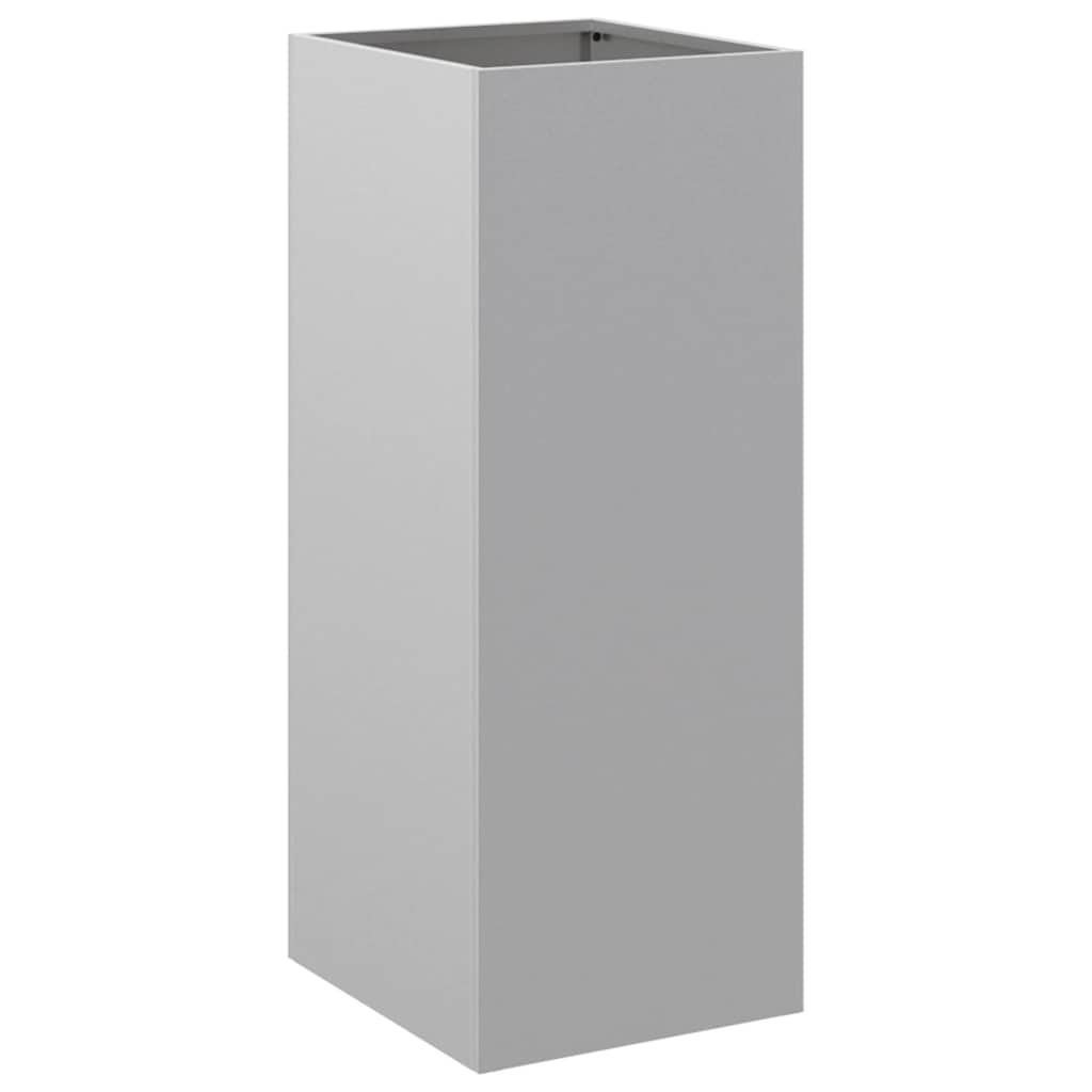Fioriera Argento 32x29x75 cm in Acciaio Zincato - homemem39
