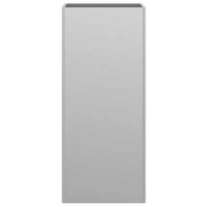 Fioriera Argento 32x29x75 cm in Acciaio Zincato - homemem39