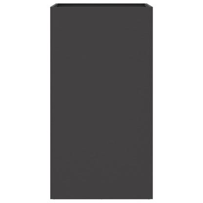 Fioriera Nera 42x38x75 cm in Acciaio