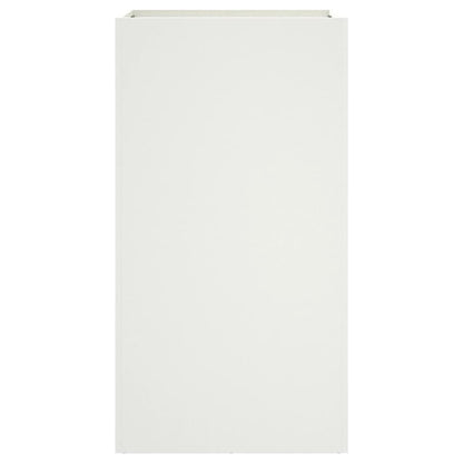 Fioriera Bianca 42x38x75 cm in Acciaio