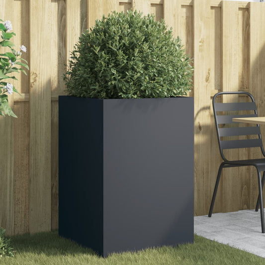 Fioriera Antracite 52x48x75 cm in Acciaio - homemem39