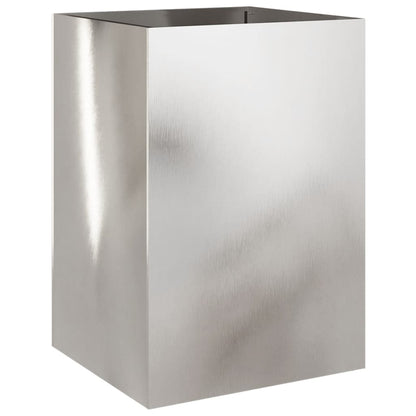 Fioriera Argento 52x48x75 cm in Acciaio Inox - homemem39
