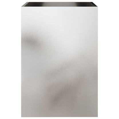 Fioriera Argento 52x48x75 cm in Acciaio Inox - homemem39