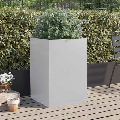 Fioriera Argento 52x48x75 cm in Acciaio Zincato - homemem39