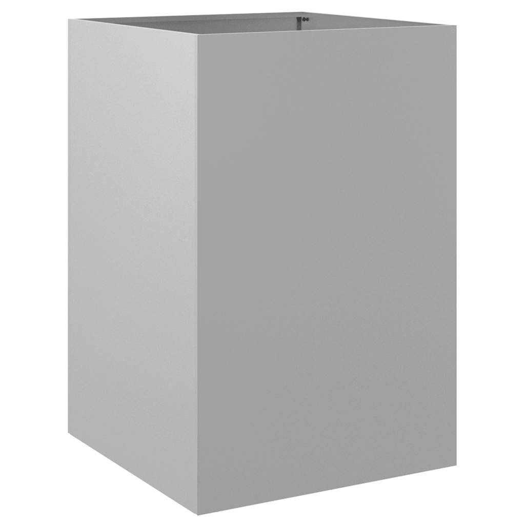 Fioriera Argento 52x48x75 cm in Acciaio Zincato - homemem39