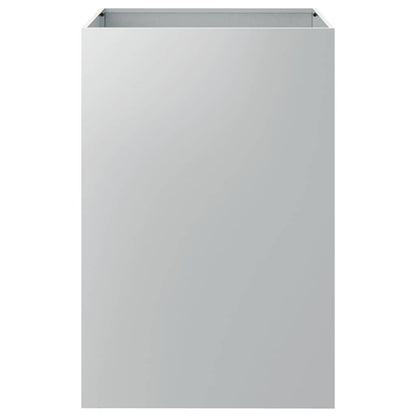 Fioriera Argento 52x48x75 cm in Acciaio Zincato - homemem39