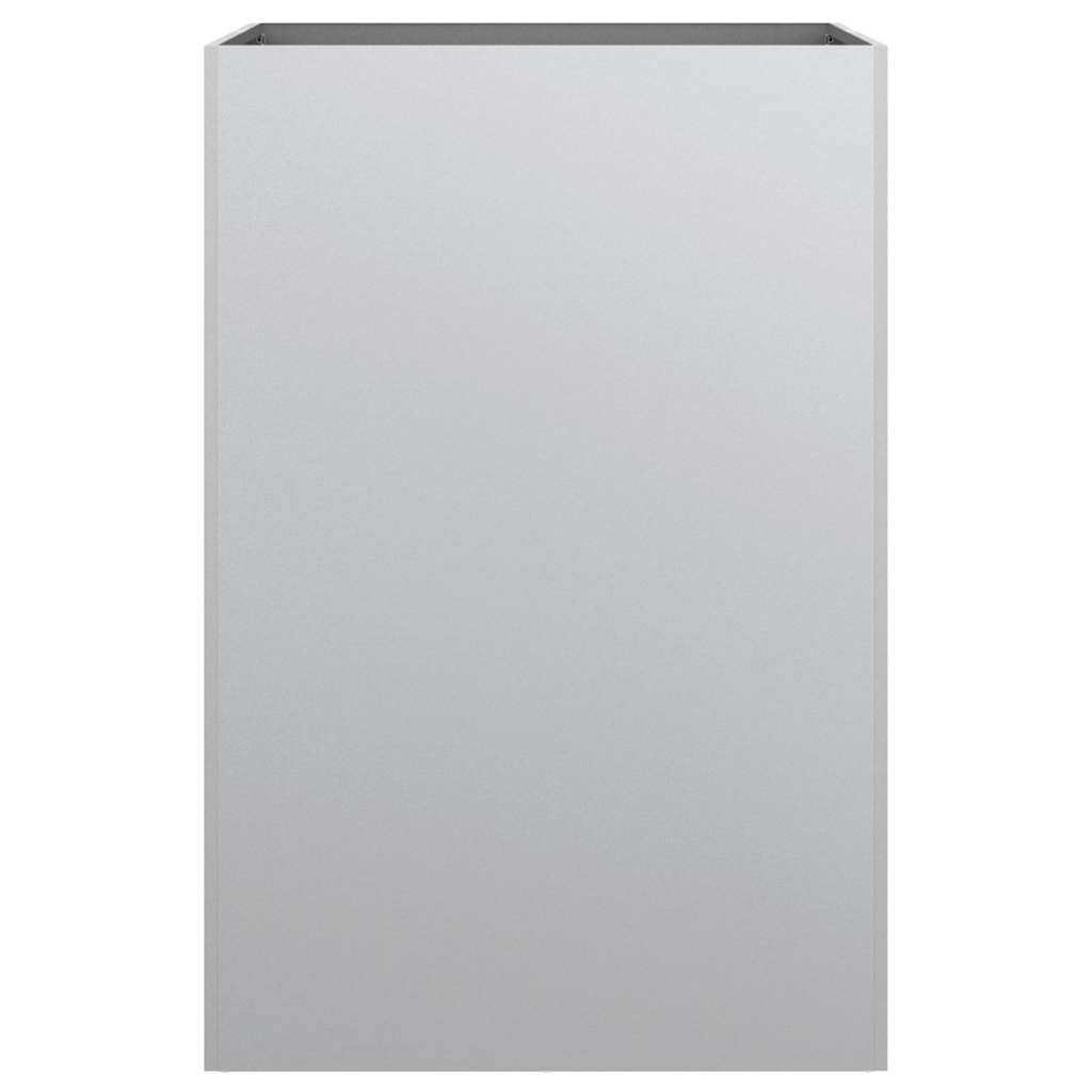 Fioriera Argento 52x48x75 cm in Acciaio Zincato - homemem39