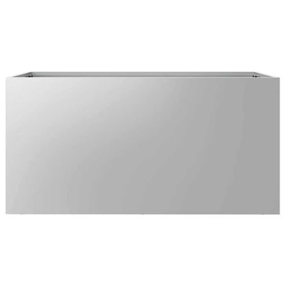 Fioriera Argento 62x30x29 cm in Acciaio Zincato - homemem39