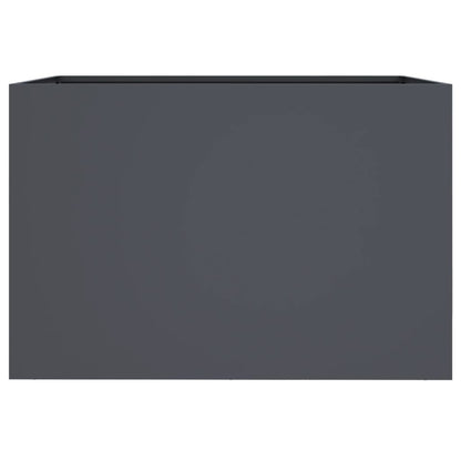 Fioriera Antracite 62x30x29 cm in Acciaio - homemem39