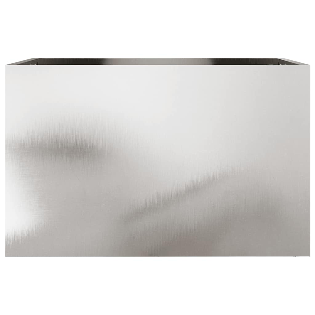 Fioriera Argento 62x40x39 cm in Acciaio Inox | homemem39