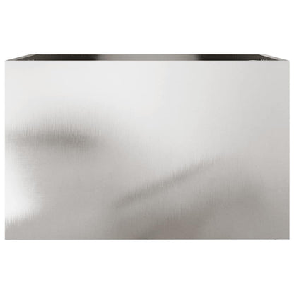 Fioriera Argento 62x40x39 cm in Acciaio Inox | homemem39