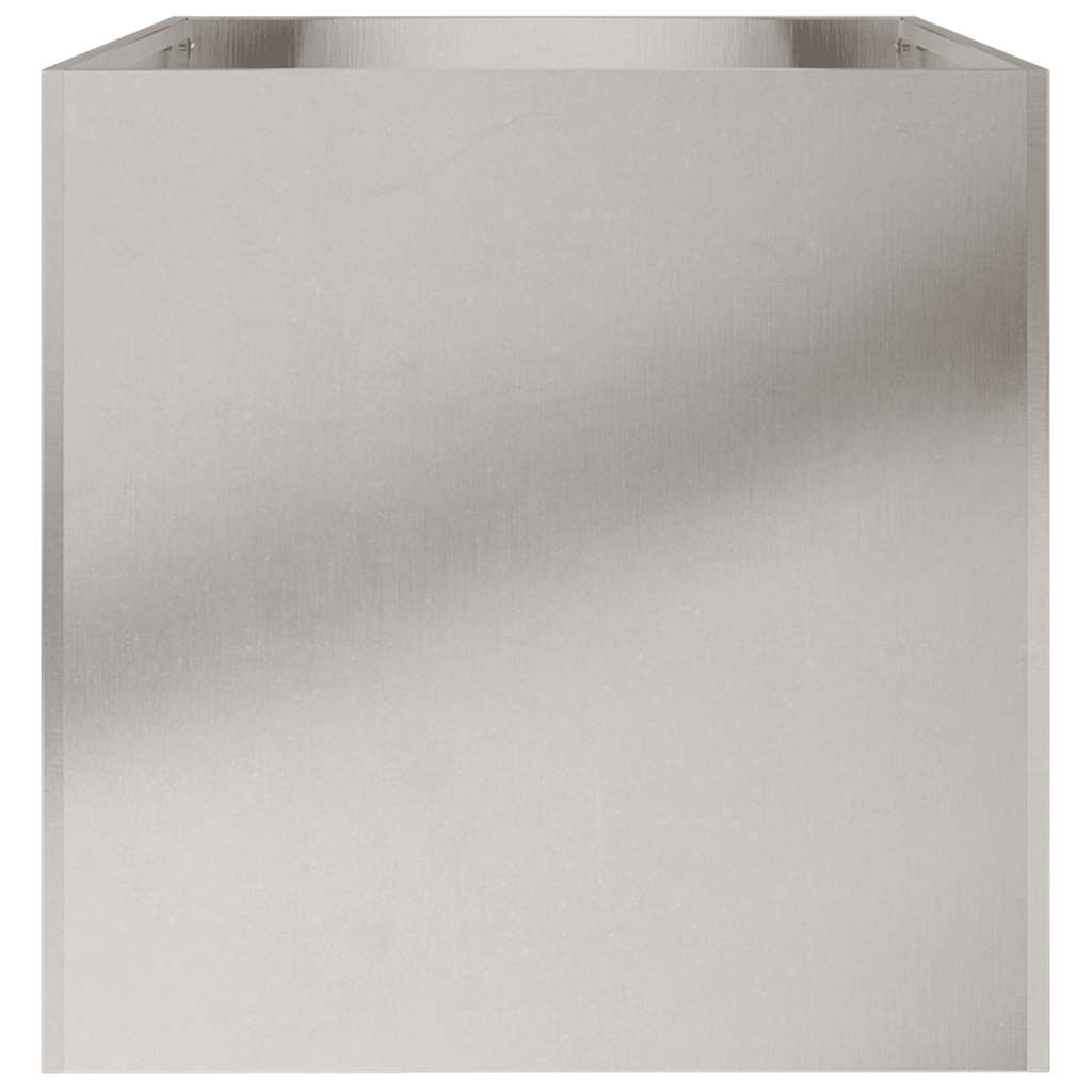 Fioriera Argento 62x40x39 cm in Acciaio Inox | homemem39