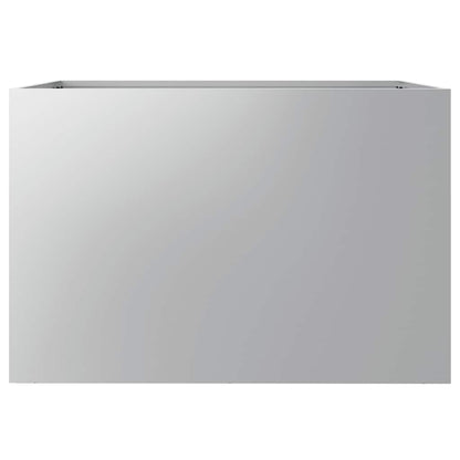 Fioriera Argento 62x40x39 cm in Acciaio Zincato