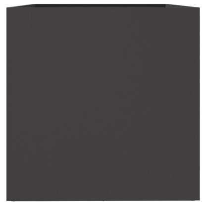 Fioriera Nera 62x47x46 cm in Acciaio