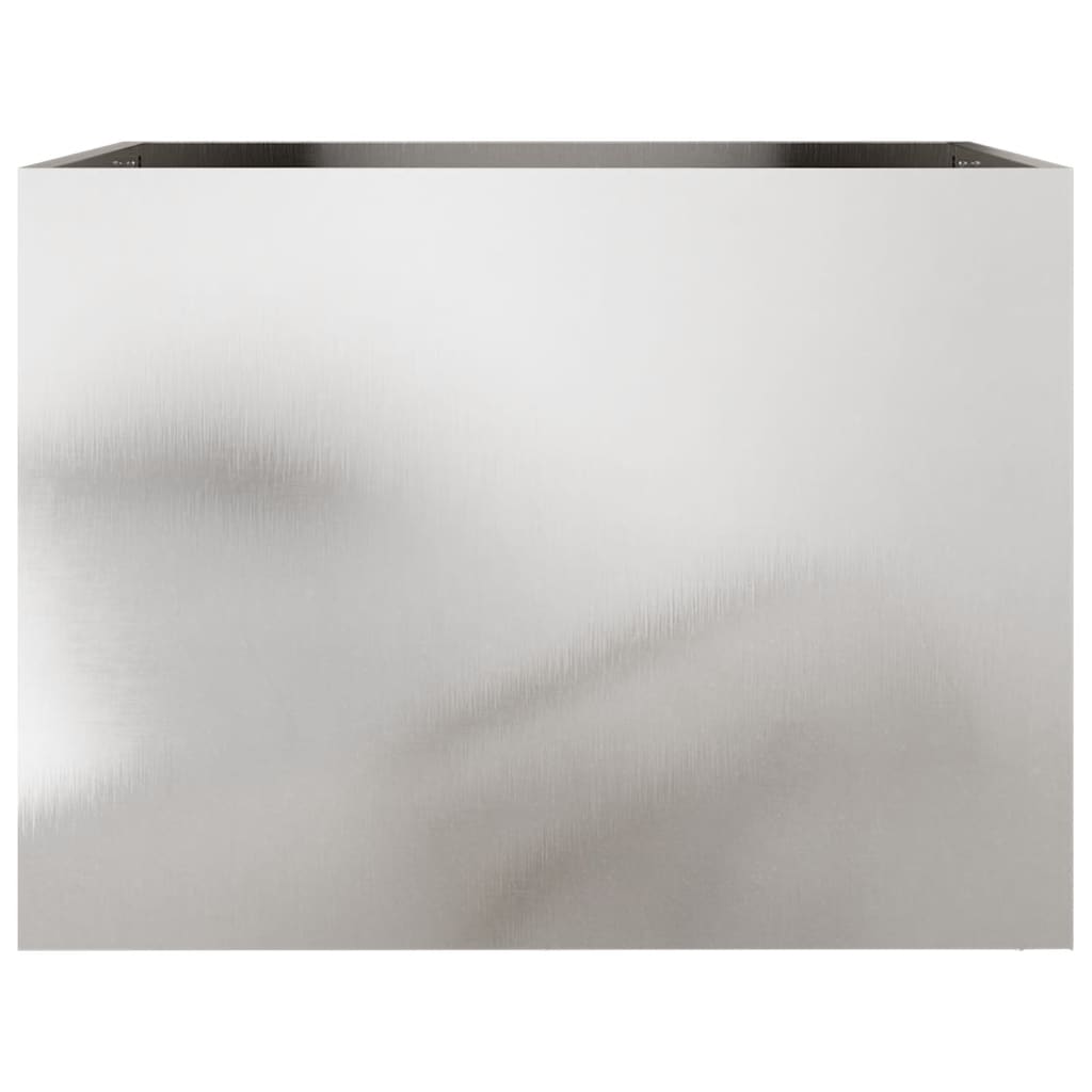 Fioriera Argento 62x47x46 cm in Acciaio Inox | homemem39