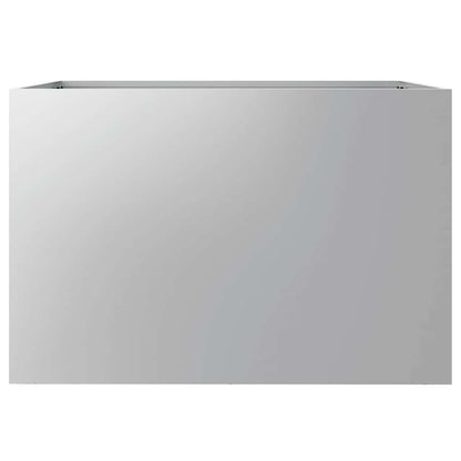 Fioriera Argento 62x47x46 cm in Acciaio Zincato