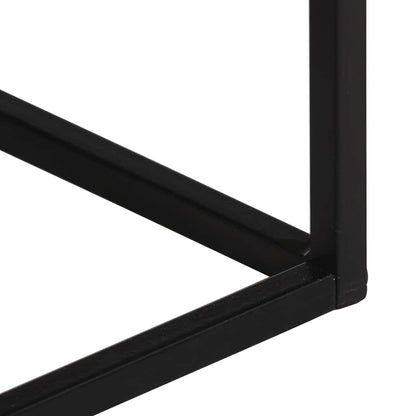 Tavolo Consolle 110x30x75cm Legno Massello di Recupero e Ferro