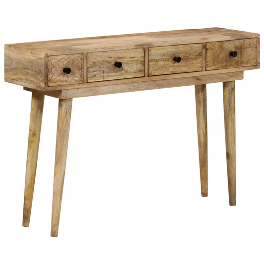 Tavolo Consolle 110x30x75 cm in Legno Massello di Mango - homemem39