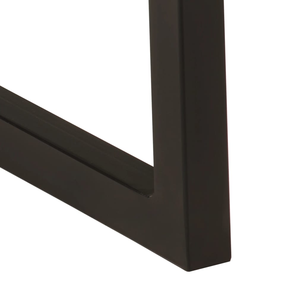 Panca con Bordi Vivi 105 cm in Legno Massello di Acacia